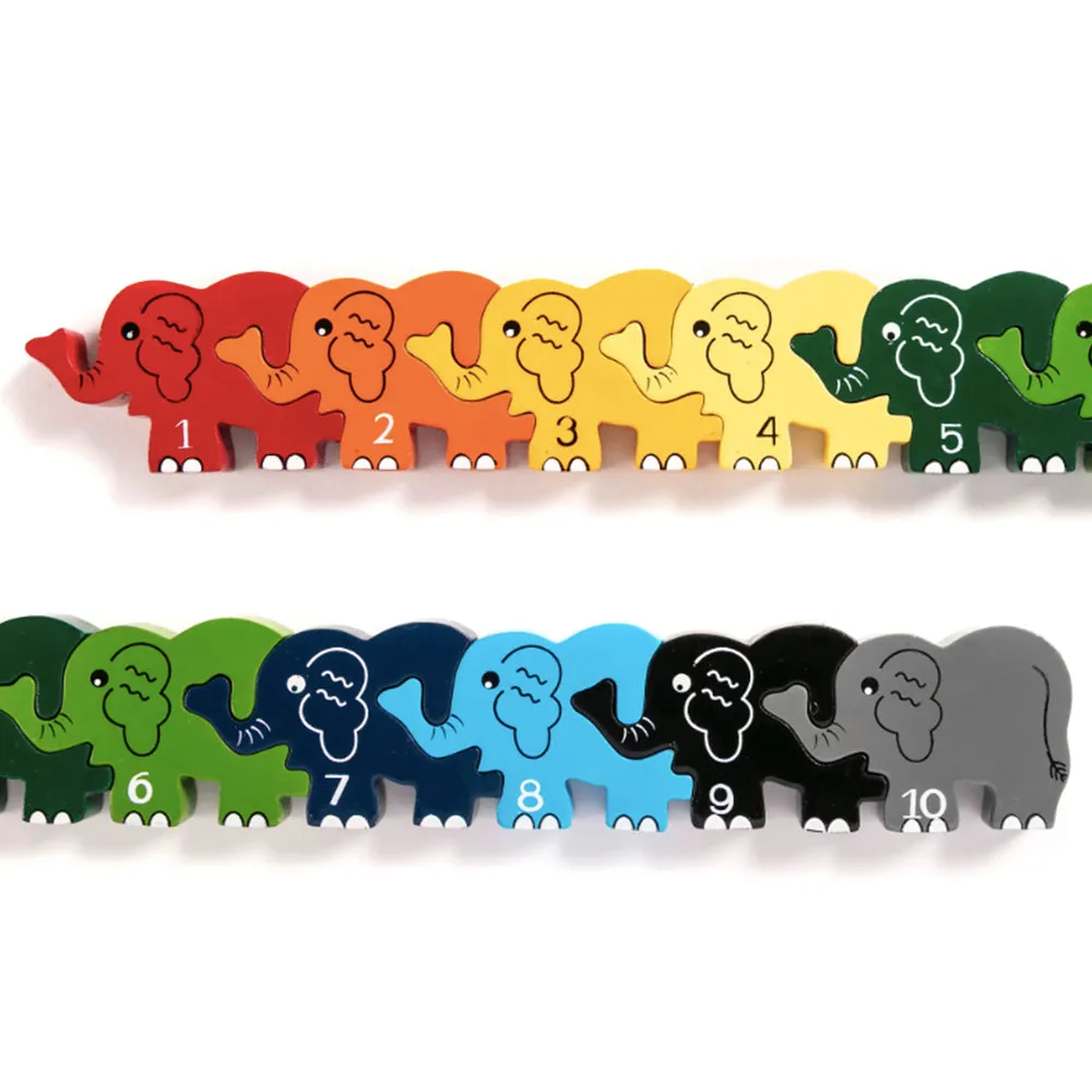 Elephant Row Jigsaw Puzzle