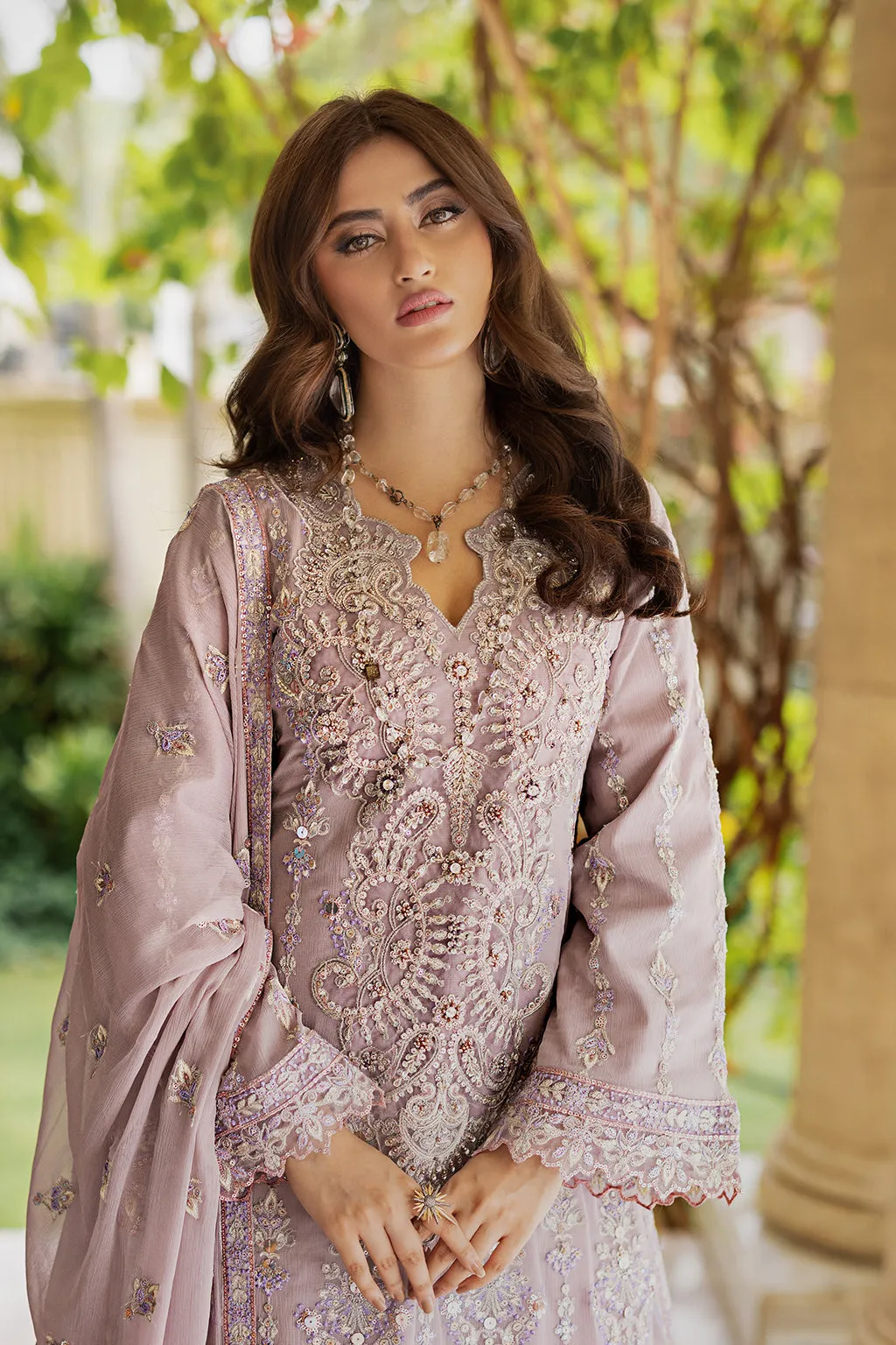 Emaan Adeel Ishq-e-Aatish Luxury Chiffon 3Pc Suit AT-01 GUL BANO