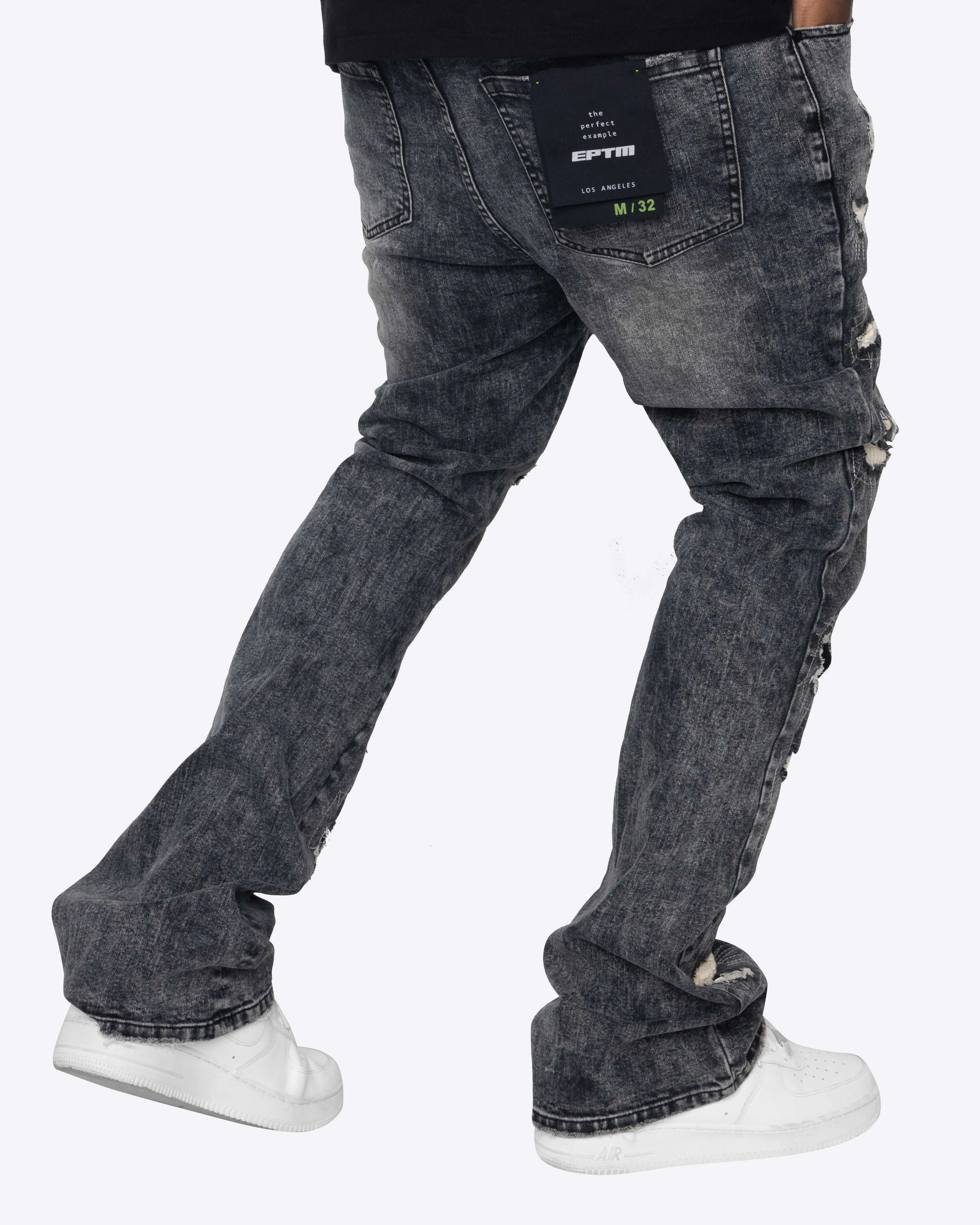 EPTM BUFFALO FLARE DENIM-BLACK