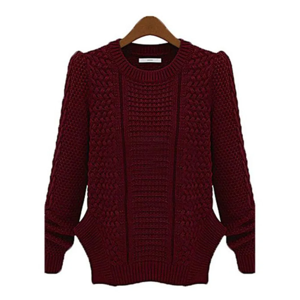 Fashion Long Sleeve Casual Pullovers Women Sweaters Tops Sweaters For Women 4 Colors Women KnitwearsSM6