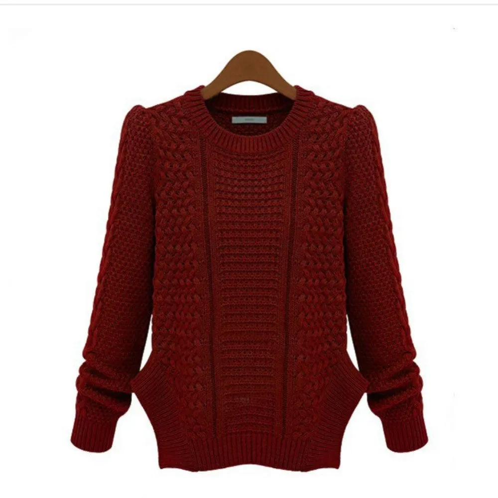 Fashion Long Sleeve Casual Pullovers Women Sweaters Tops Sweaters For Women 4 Colors Women KnitwearsSM6