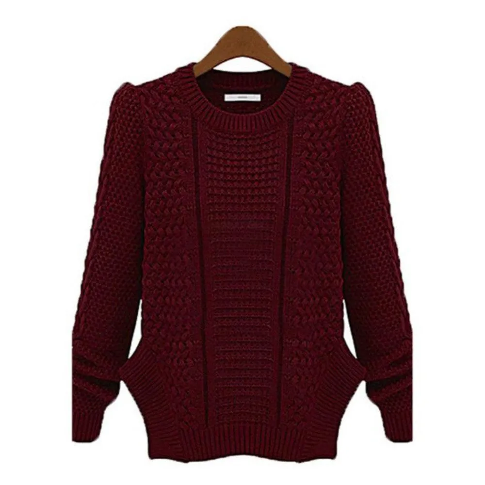 Fashion Long Sleeve Casual Pullovers Women Sweaters Tops Sweaters For Women 4 Colors Women KnitwearsSM6