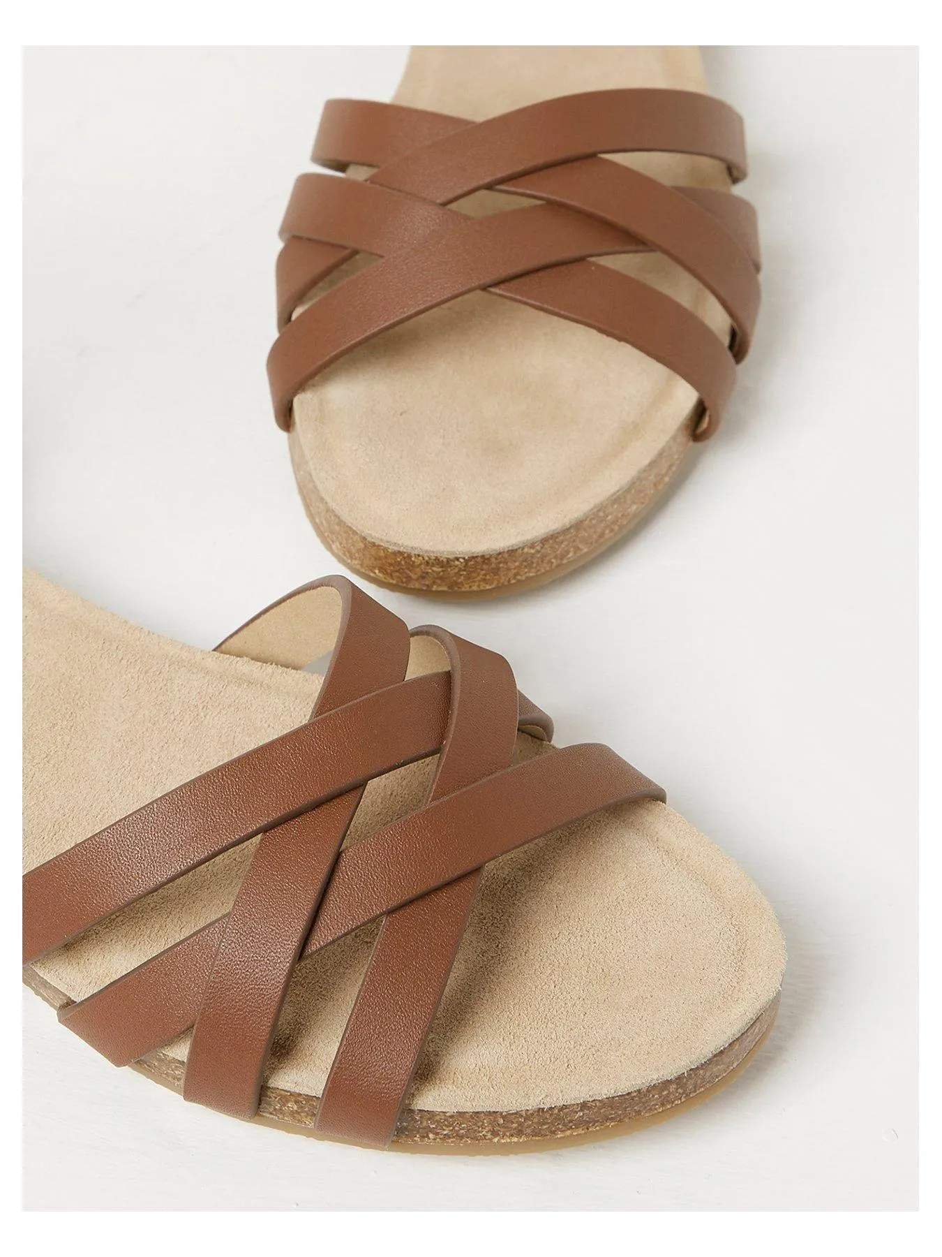 FatFace Beth Sandal - Natural