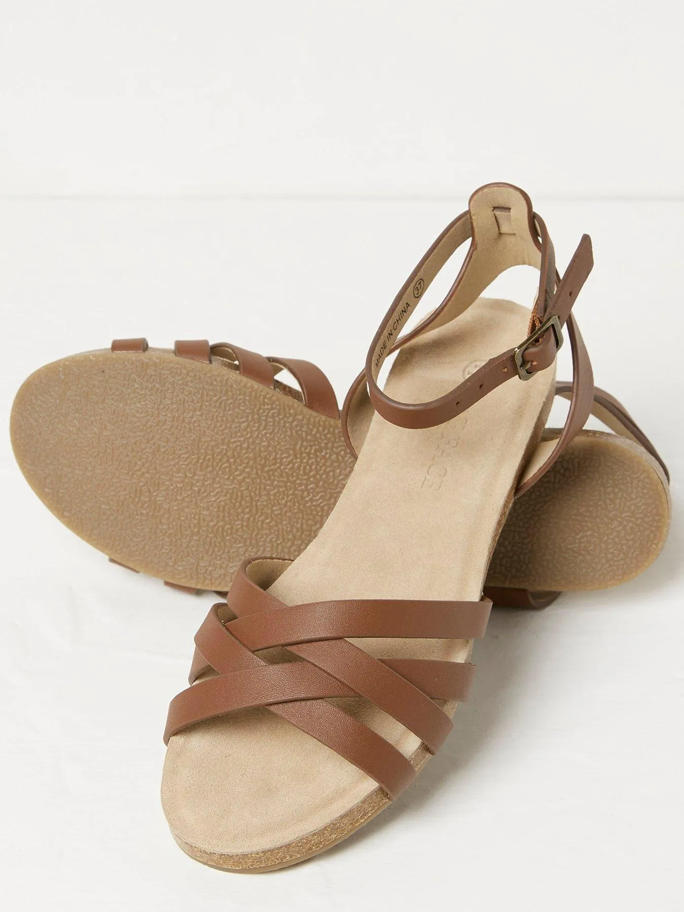 FatFace Beth Sandal - Natural