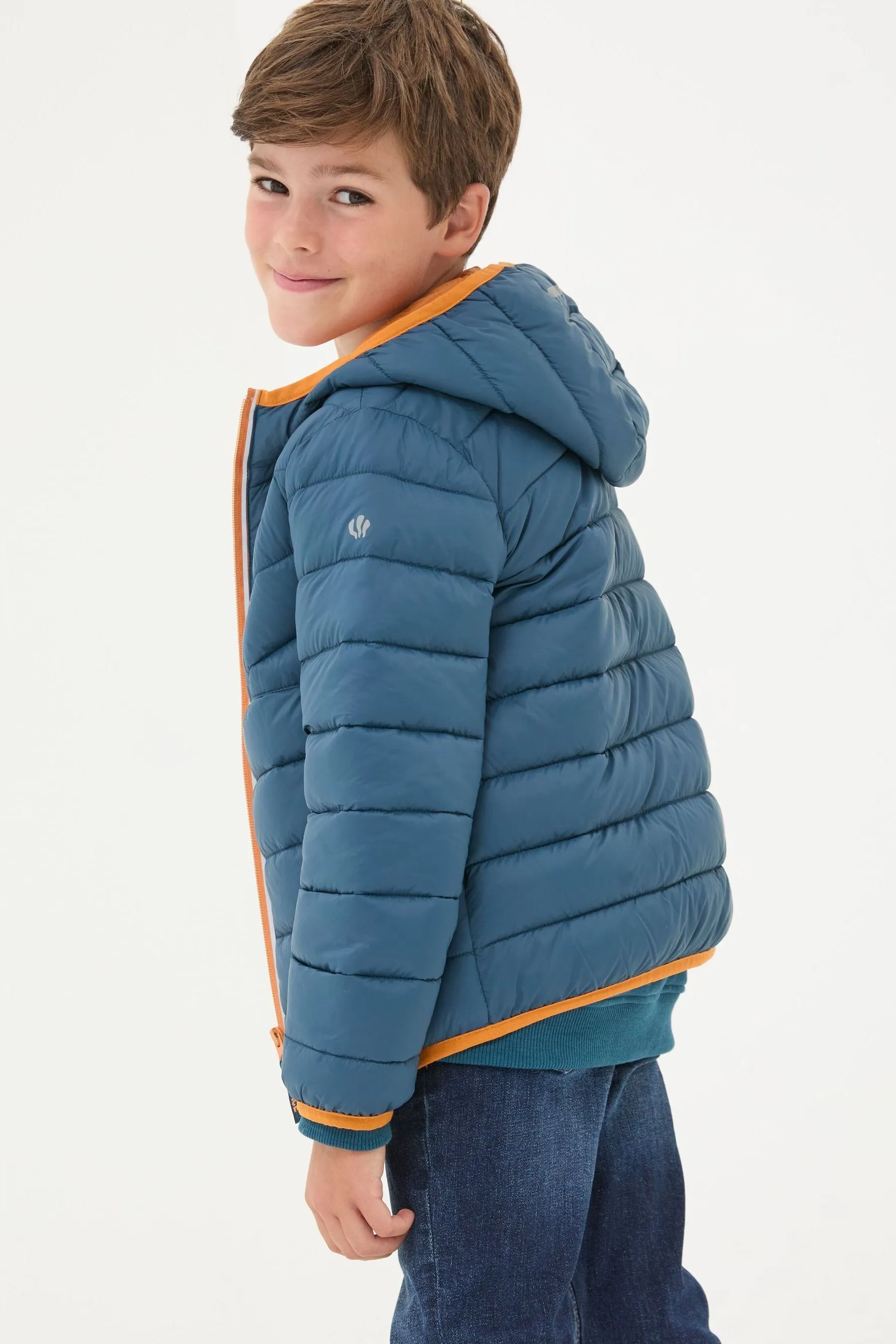 FatFace French Navy Padded Jacket