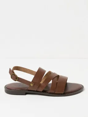 FatFace Hallie Leather Strap Sandal