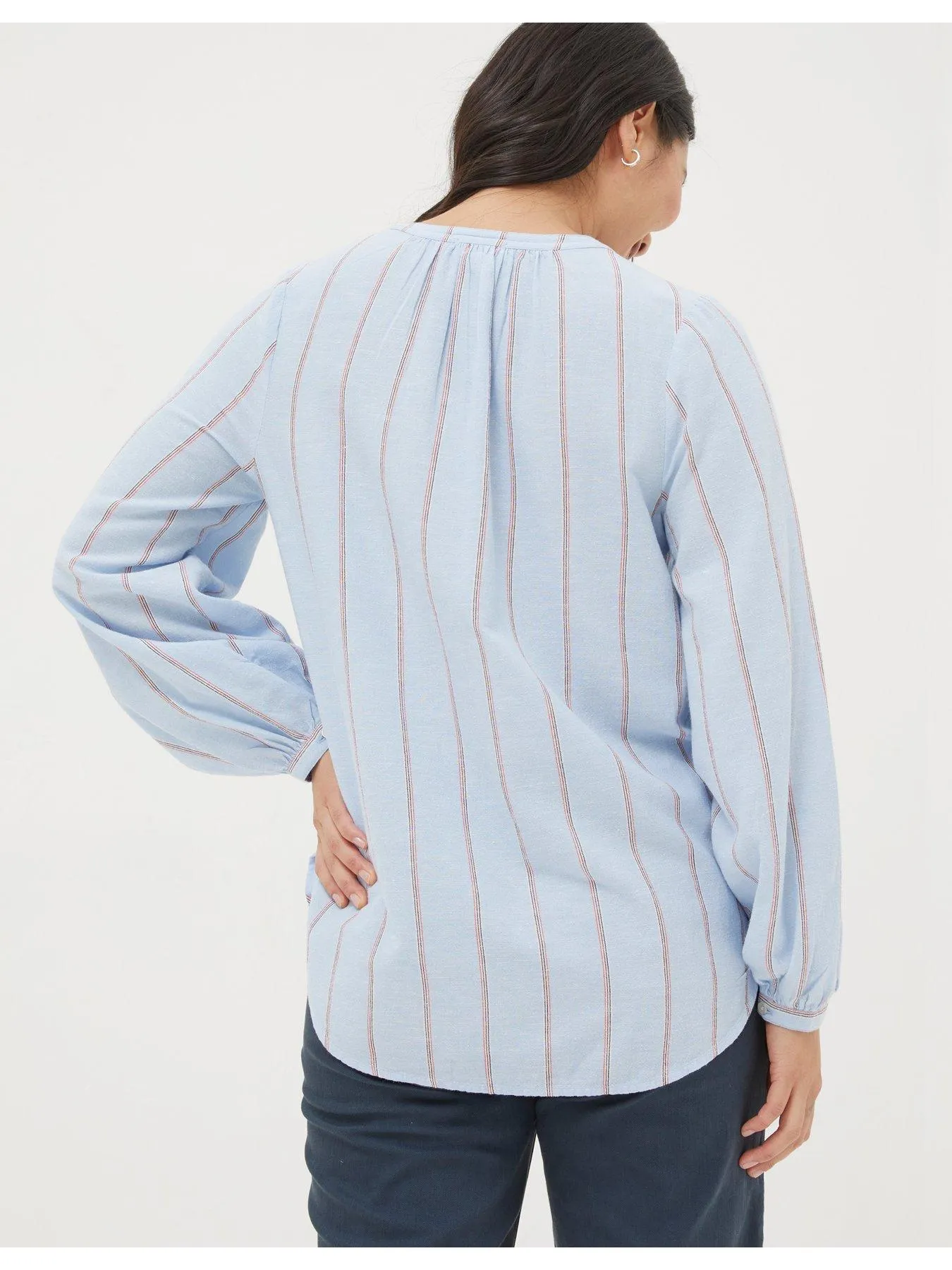 FatFace Mallie Stripe Tunic - Blue