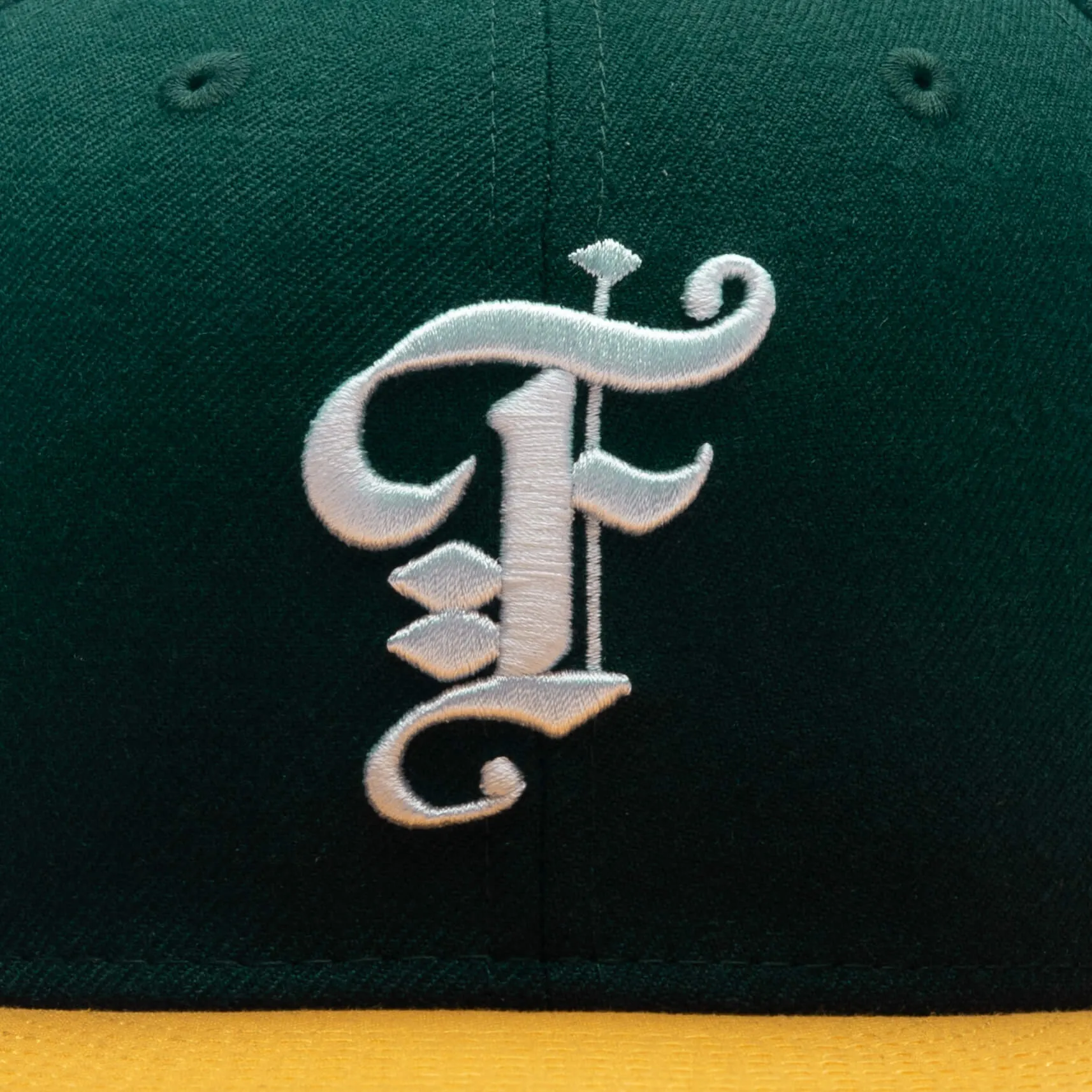 Feature x New Era 59FIFTY Fitted Wool - Dark Green/Yellow