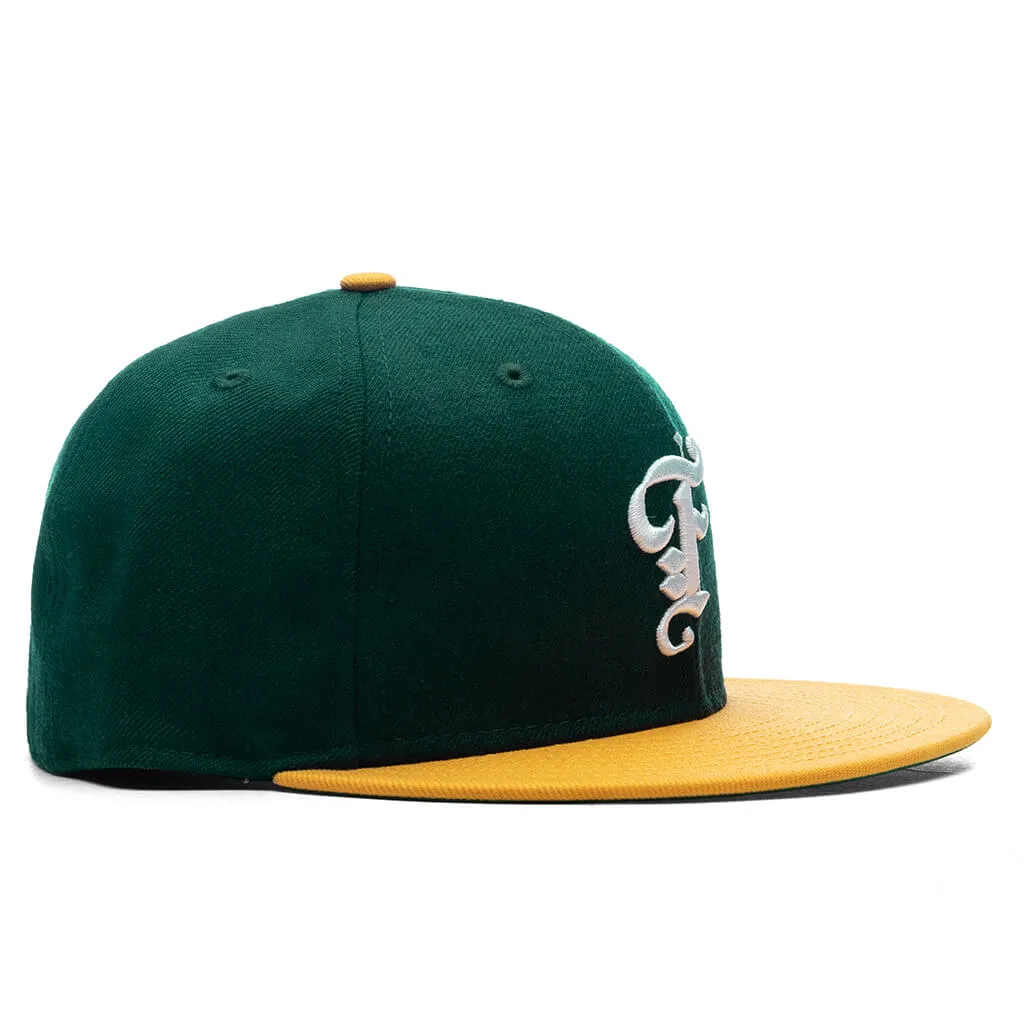 Feature x New Era 59FIFTY Fitted Wool - Dark Green/Yellow