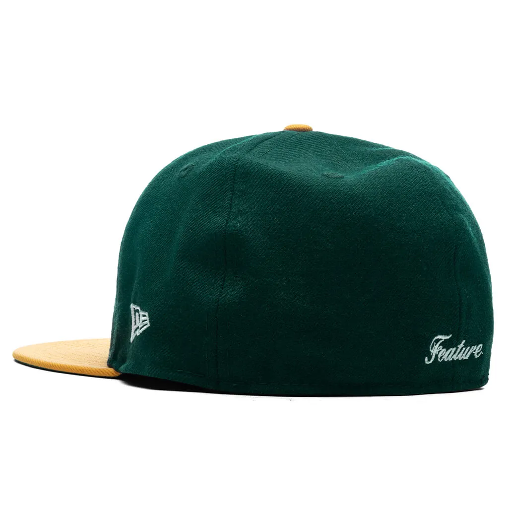 Feature x New Era 59FIFTY Fitted Wool - Dark Green/Yellow