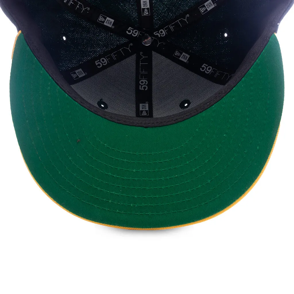 Feature x New Era 59FIFTY Fitted Wool - Dark Green/Yellow