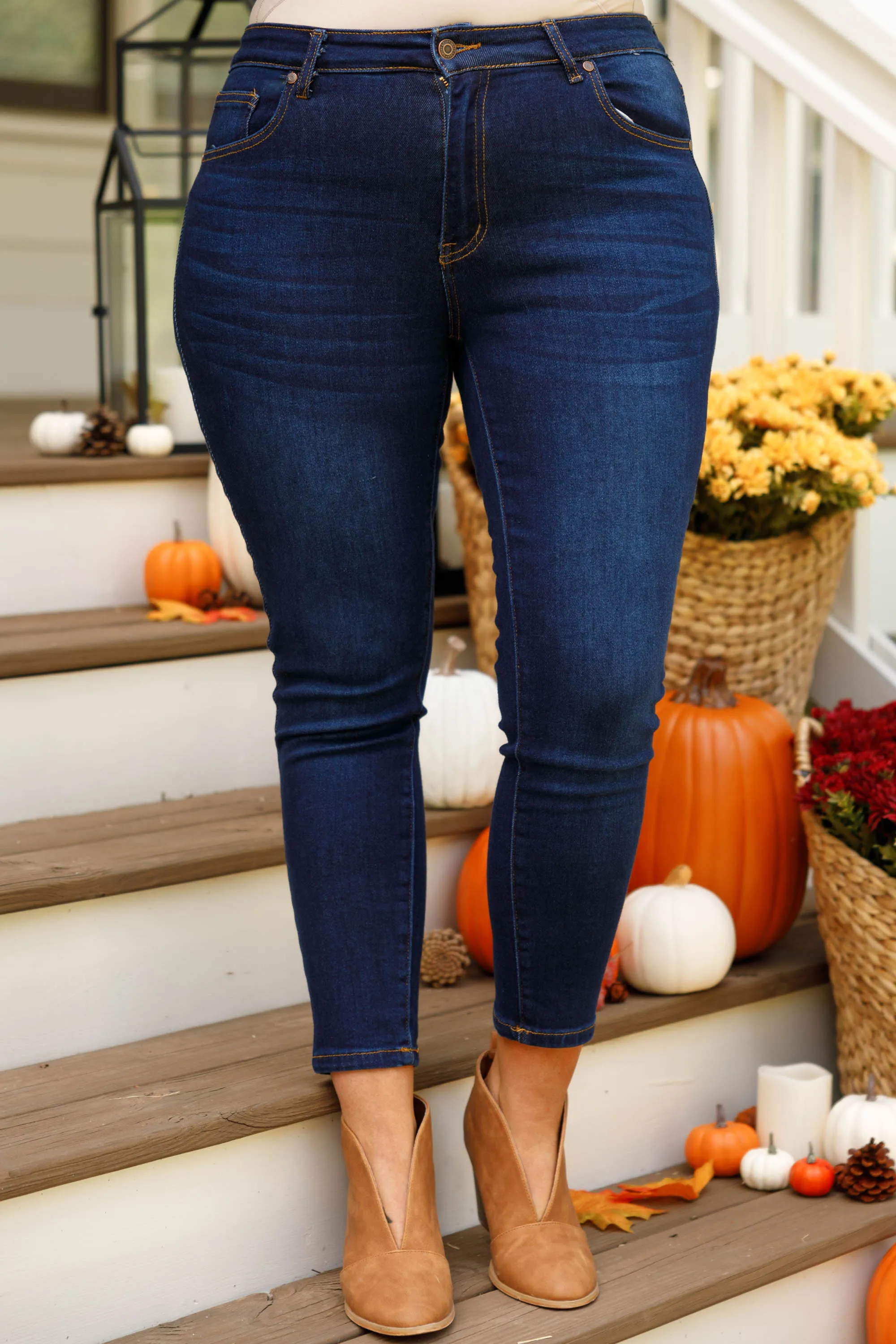 Feisty Girl Jeans, Dark Wash