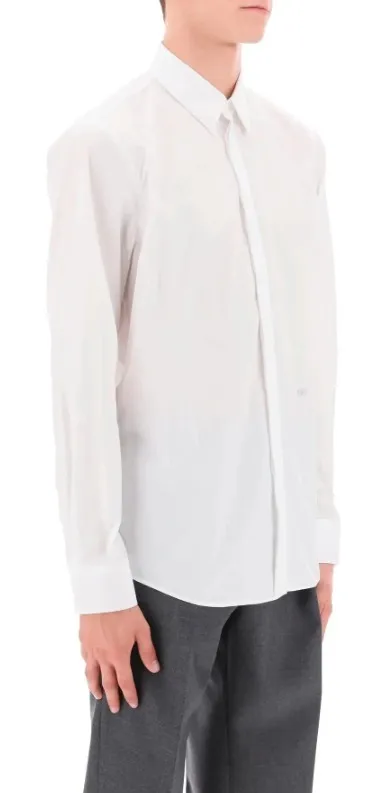 FENDI  |Street Style Long Sleeves Plain Cotton Luxury Shirts