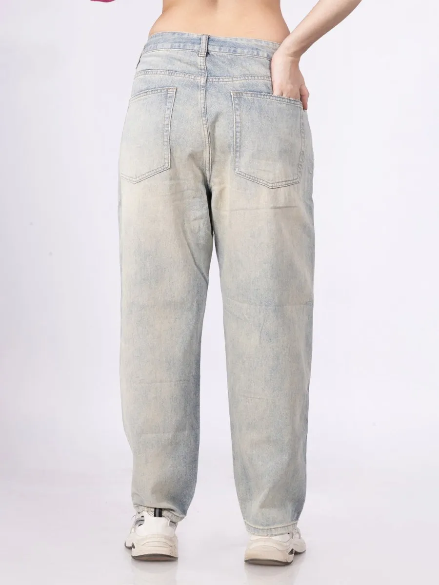 Flushed Out Light Blue Jeans [ Unisex ]