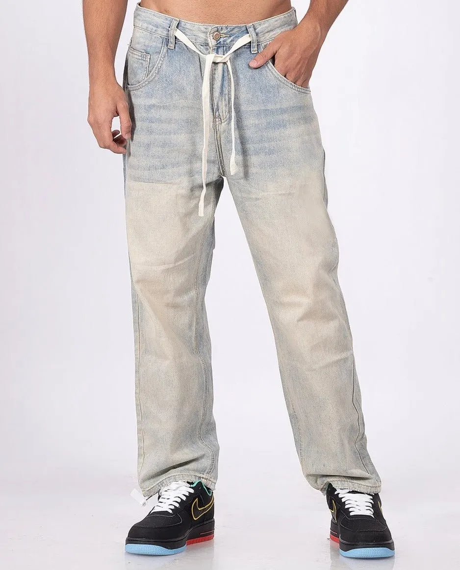 Flushed Out Light Blue Jeans [ Unisex ]