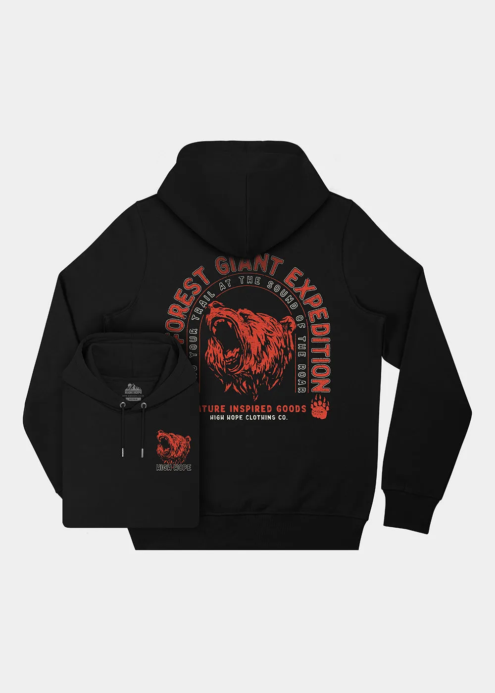 Forest Giant Hoodie / Back Print