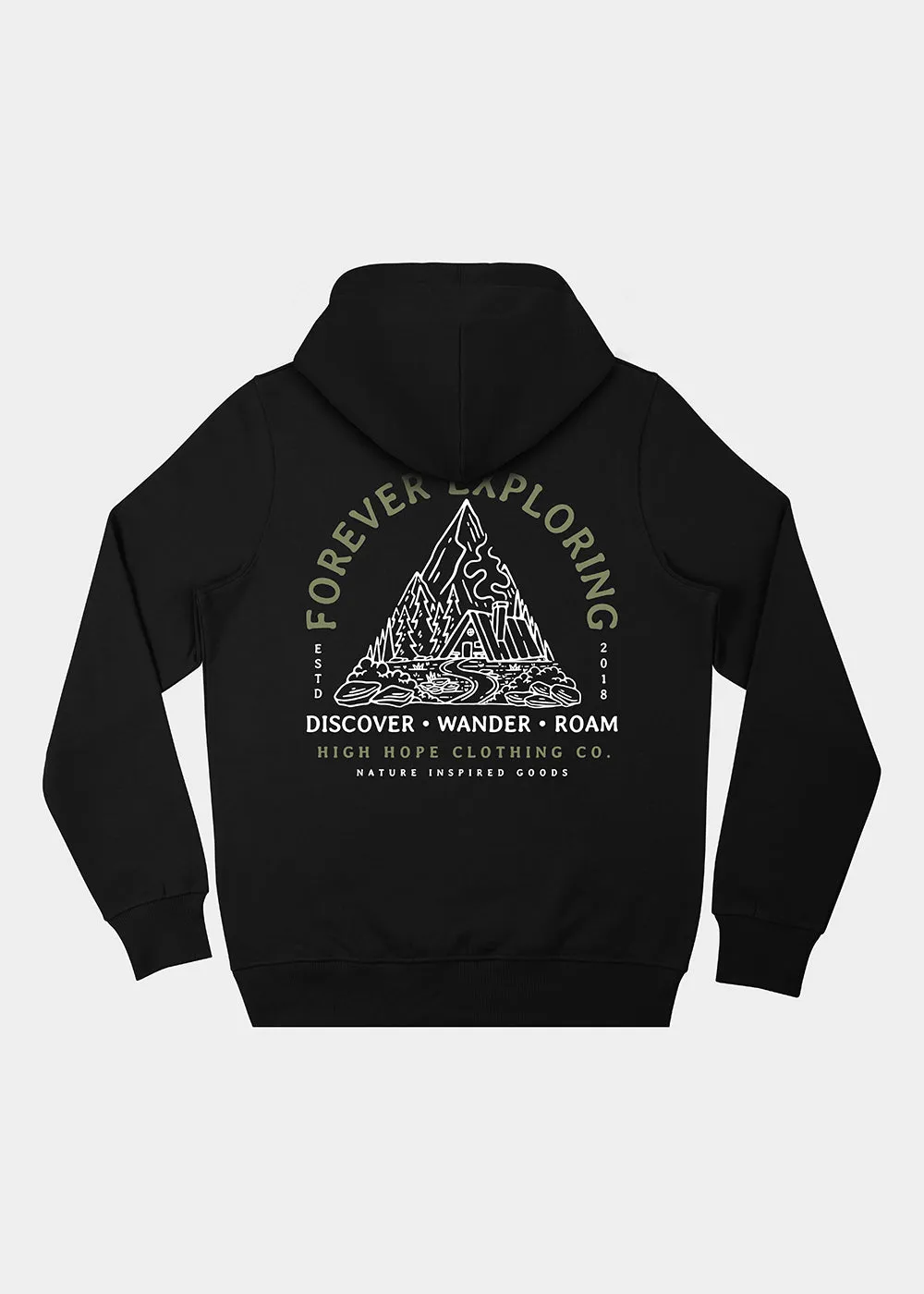 Forever Exploring Hoodie / Back Print