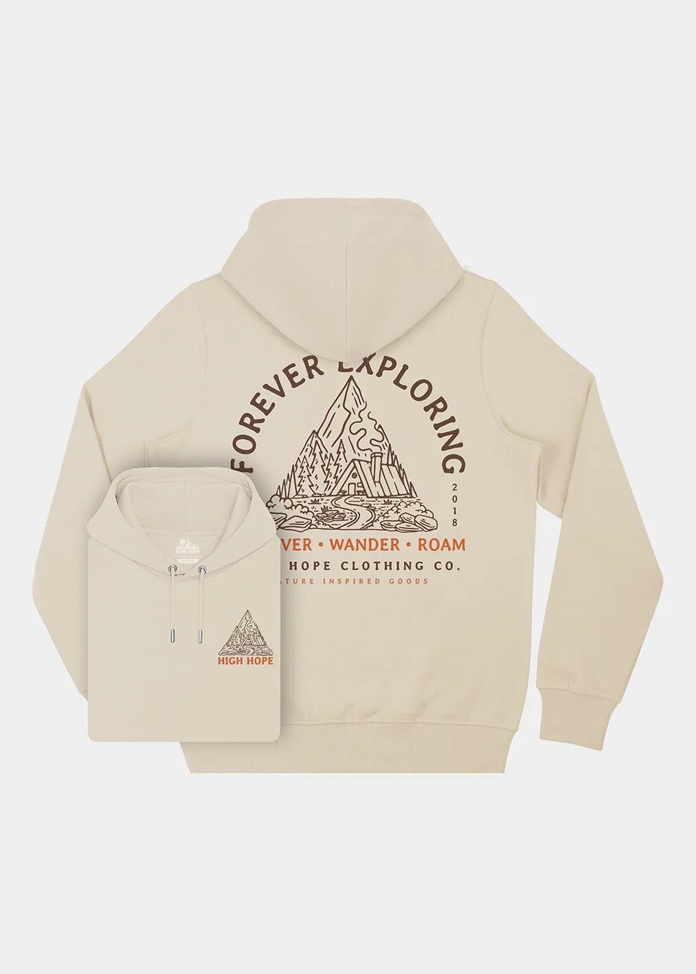 Forever Exploring Hoodie / Back Print