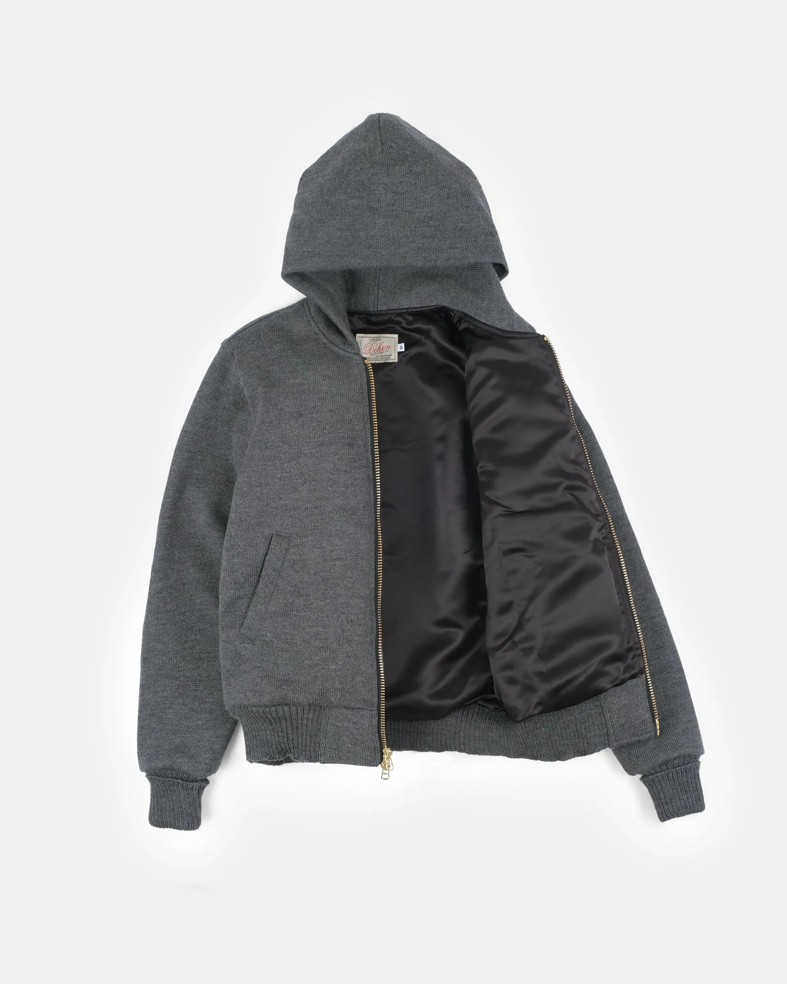 Full-Throttle Moto-Hoodie - Charcoal