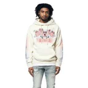 Fun French Terry Pullover Hoodie - Cream