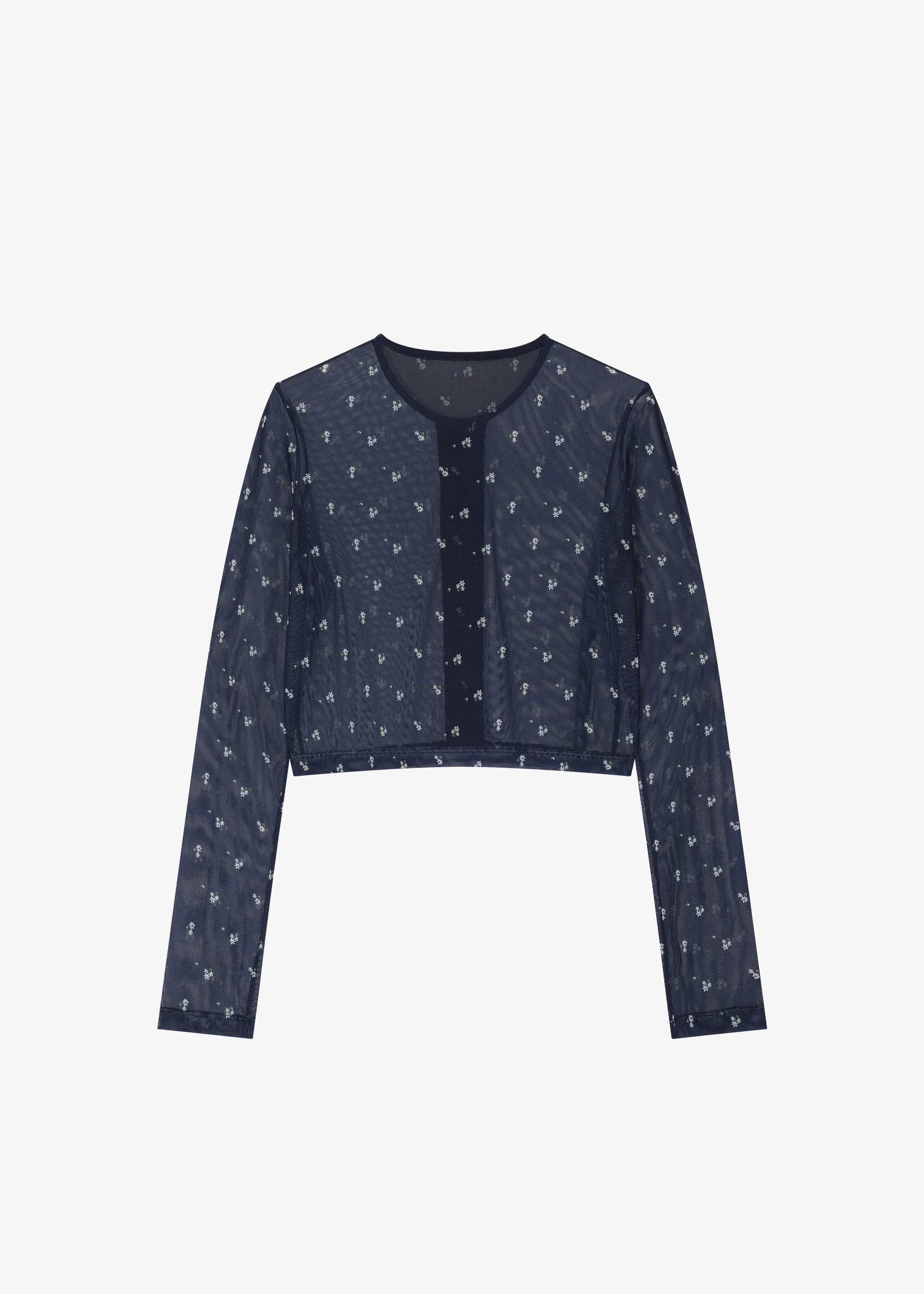 GROVE  |Flower Patterns Casual Style Street Style Long Sleeves