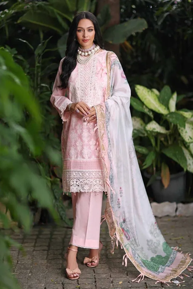 Gul Ahmed Premium Embroidered Lawn Unstitched 3Pc Suit SSM-42001