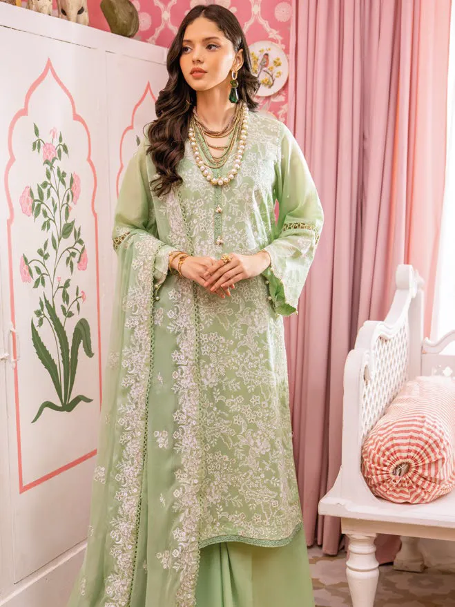 Gul Ahmed Premium Embroidered Swiss Voile Unstitched 3Pc Suit LSV-42013