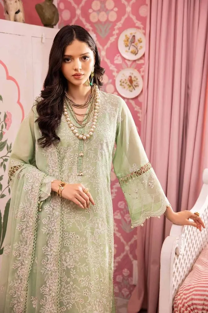 Gul Ahmed Premium Embroidered Swiss Voile Unstitched 3Pc Suit LSV-42013