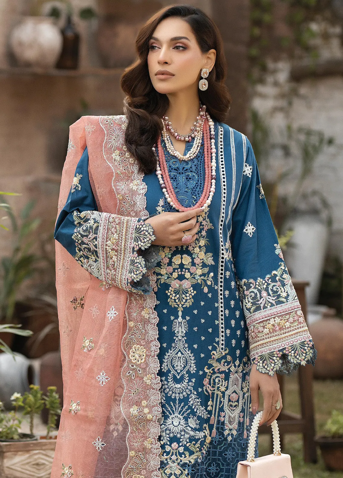 Gulposh By Serene Luxury Embroidered Lawn 3 Piece Unstitched Suit S24GLL-42-HANA