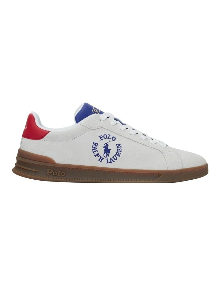 Heritage Court II Suede Sneaker in White