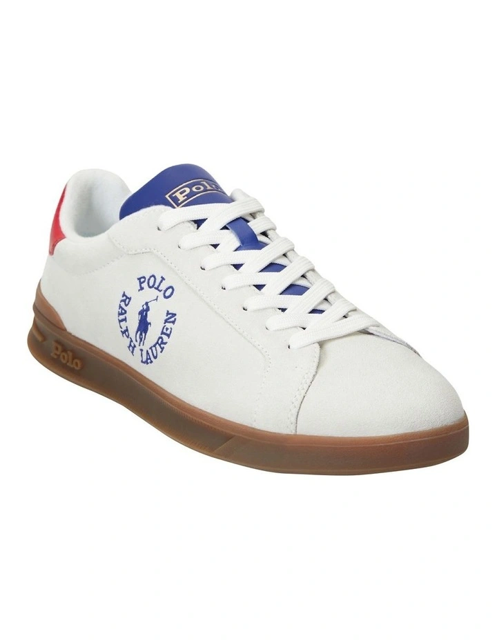 Heritage Court II Suede Sneaker in White