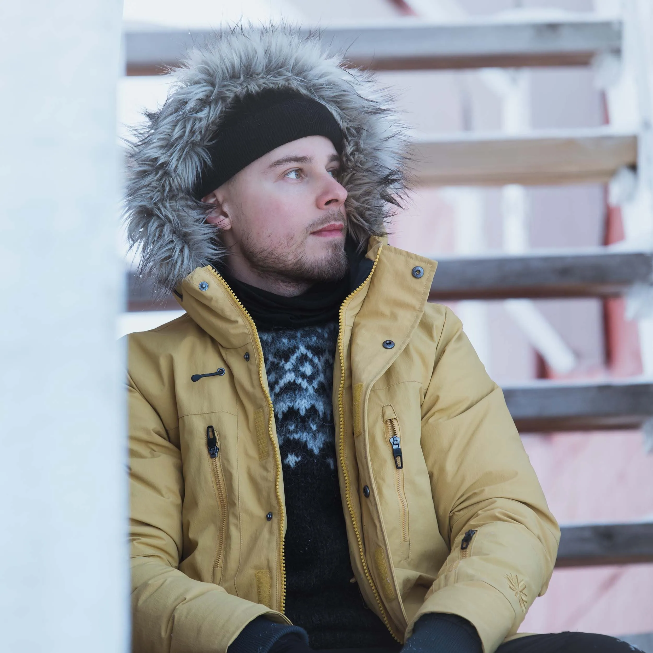 Hinrik mens winter parka