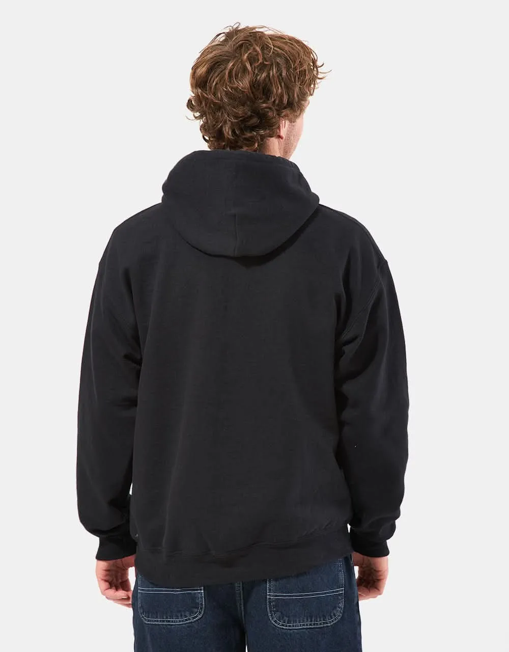 Hockey Hatch Pullover Hoodie - Black