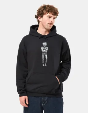 Hockey Hatch Pullover Hoodie - Black