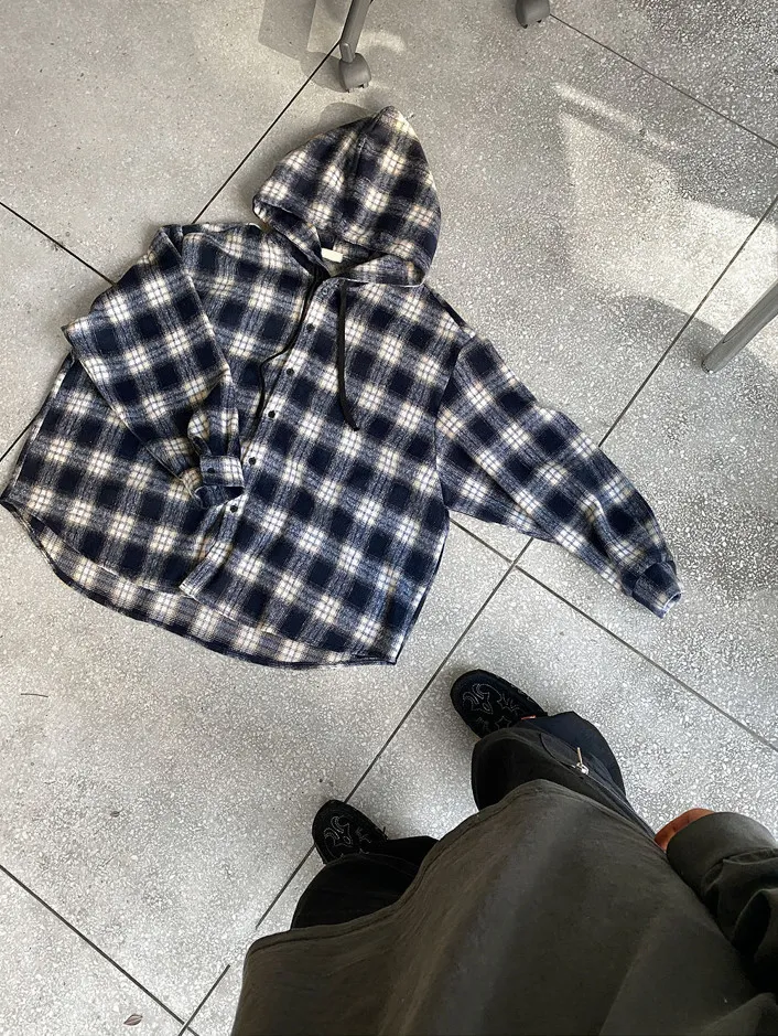 HOLY IN CODE  |Other Plaid Patterns Casual Style Unisex Street Style