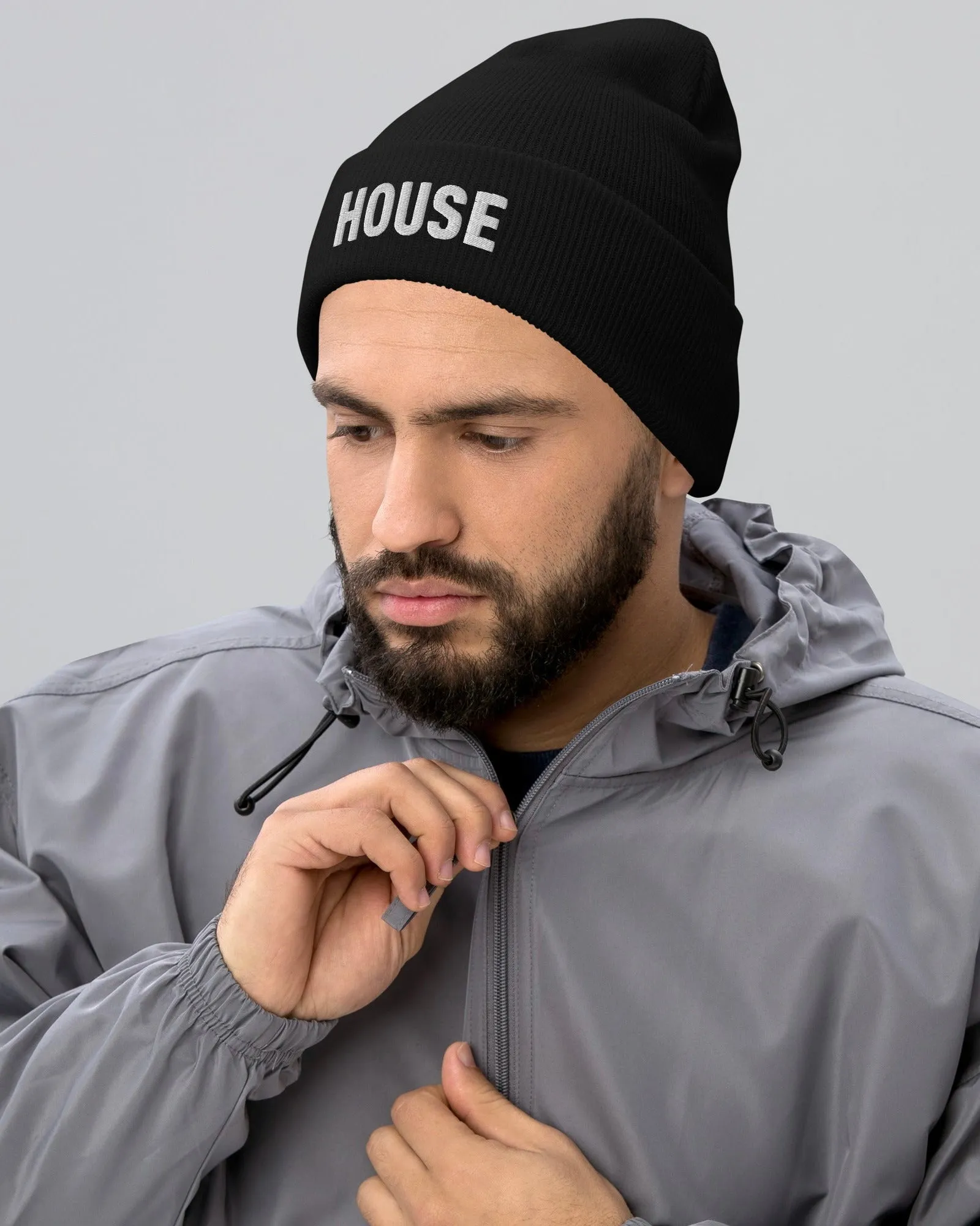 House Cuffed Beanie