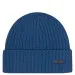 HUGO BOSS Fati_M Classic Ribbed Beanie Hat Blue