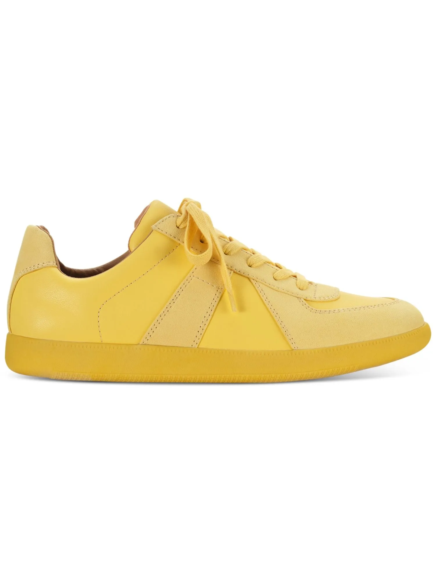 INC Mens Yellow Padded Comfort Harlan Round Toe Platform Lace-Up Sneakers Shoes M