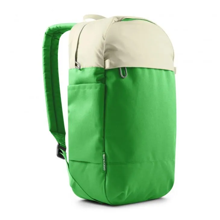 INCASE CAMPUS COMPACT BACKPACK // WHITE-KELLY GREEN