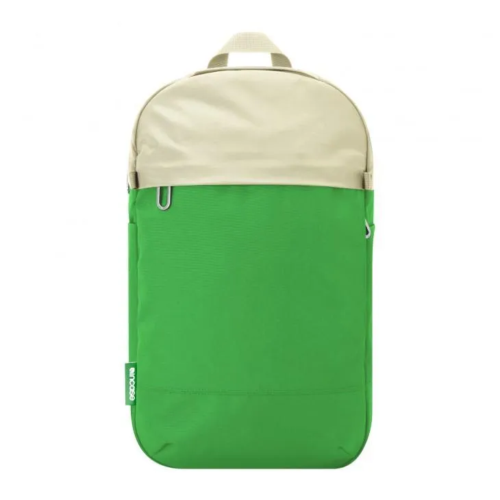 INCASE CAMPUS COMPACT BACKPACK // WHITE-KELLY GREEN