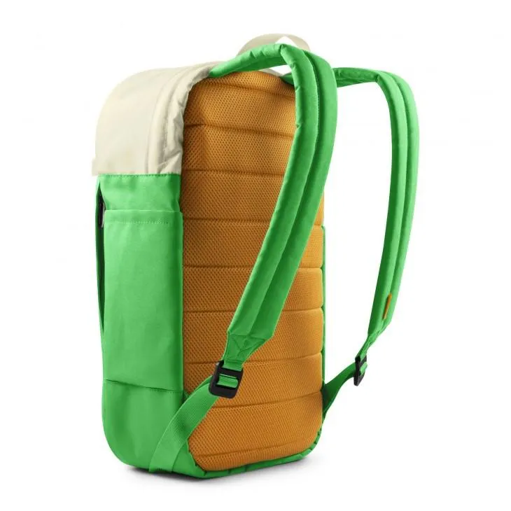 INCASE CAMPUS COMPACT BACKPACK // WHITE-KELLY GREEN