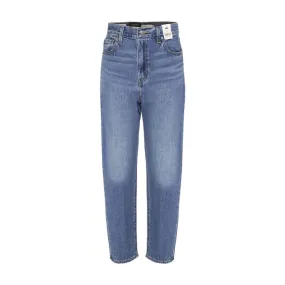 JEANS 5T HIGH LOOSE TAPER Woman Denim Medio 