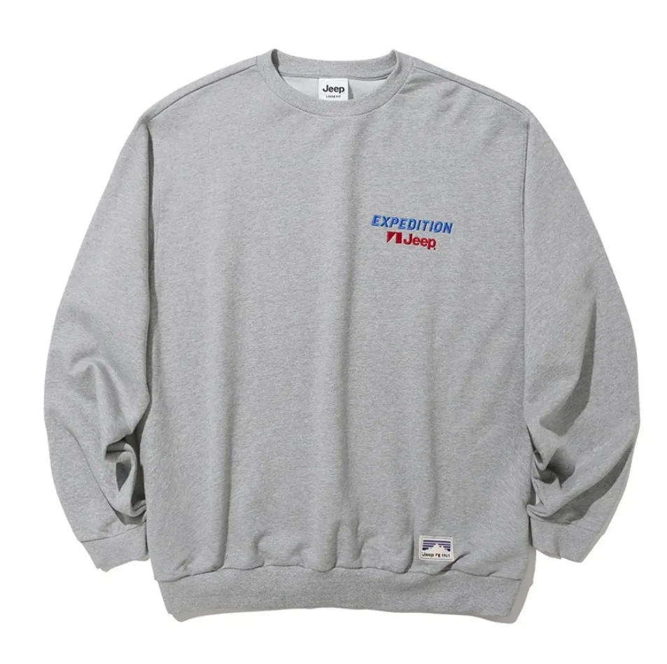 JEEP  |Unisex Sweat Street Style Long Sleeves Cotton Logo