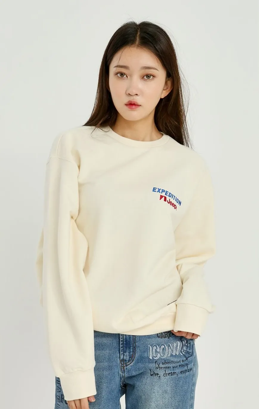 JEEP  |Unisex Sweat Street Style Long Sleeves Cotton Logo