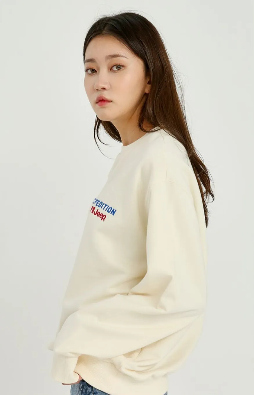 JEEP  |Unisex Sweat Street Style Long Sleeves Cotton Logo