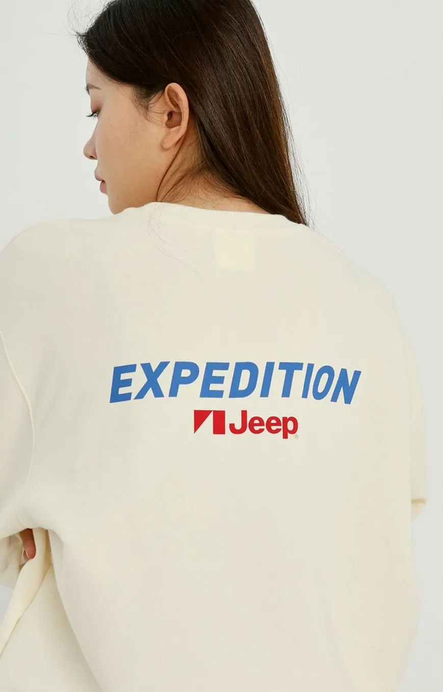 JEEP  |Unisex Sweat Street Style Long Sleeves Cotton Logo