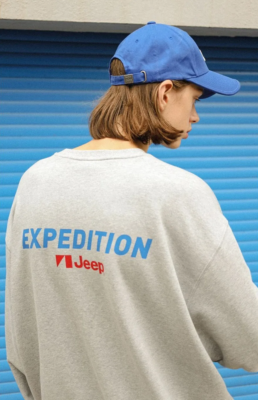 JEEP  |Unisex Sweat Street Style Long Sleeves Cotton Logo