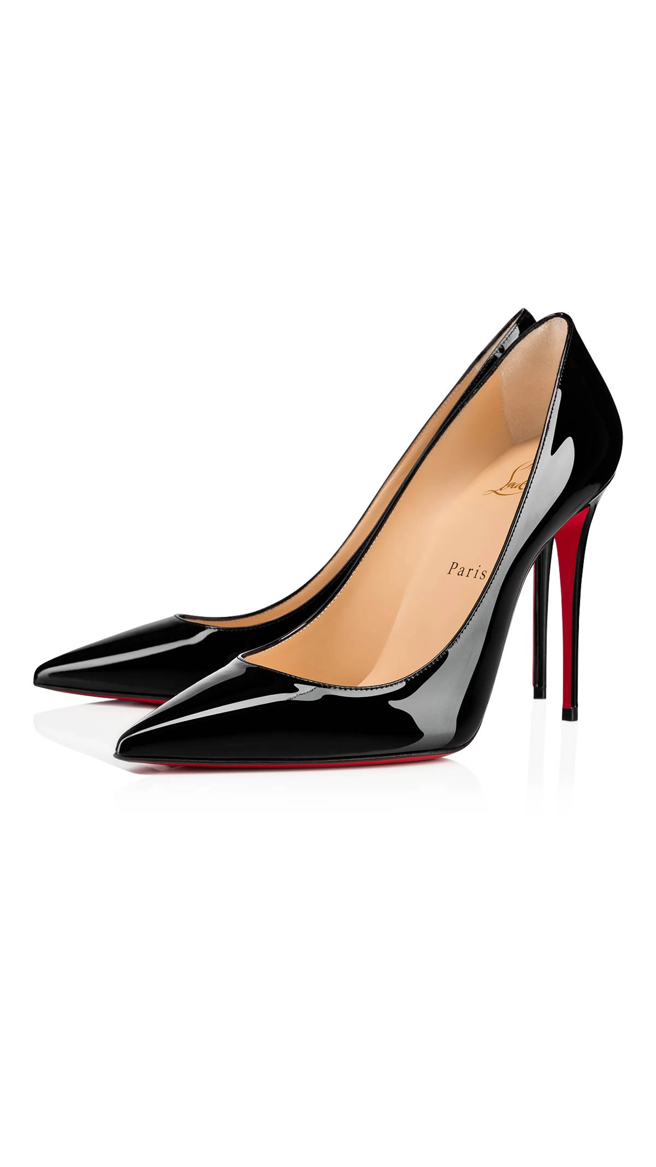 Kate Patent Leather Pumps - Black