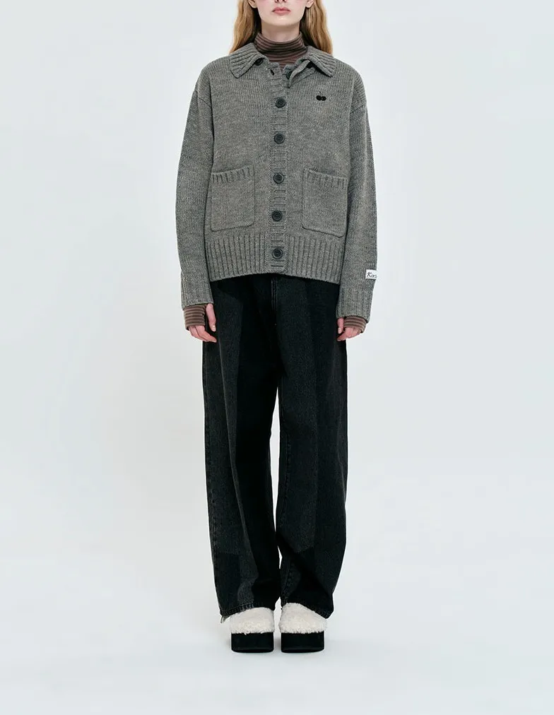 KIRSH  |[ KIRSH ]★MONO CHERRY LOOSE FIT CARDIGAN