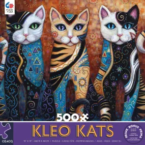 Kleo Kats Kleo Trio Jigsaw Puzzle (500 Pieces)